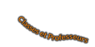 Classes et Professeurs