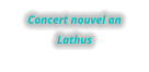 Concert nouvel an Lathus
